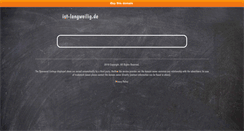 Desktop Screenshot of fickdich.ist-langweilig.de